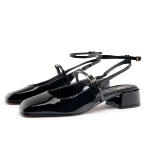 Zara block heels Slingback (size 36, us 6)